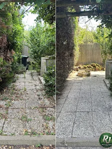 Jardin remis en état